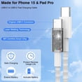 thumbnail image 4 of Cargador Hzevn de carga rápida USB-C de 20 W para iPhone 15 Pro Max, 4 of 7