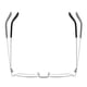 thumbnail image 2 of Gafas de lectura con base de hierro y metal, montura completa, transparentes, de resina, a la moda, 2 of 5