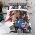 thumbnail image 4 of Batalla de Dos Ciudades Conjunto de sábanas temático, trío de piezas, cómodo y amigable con la piel, diseño único, regalo de decoración para el hogar para familiares, amigos y fans,140cm *210cm, 4 of 6