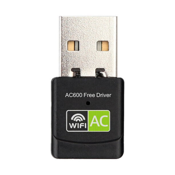 Adaptador Wifi Usb 600Mbps De Doble Banda 2,4/5Ghz Adaptador Inalámbrico Wi-Fi Tarjeta De Red Lan Mini Dongle Wifi Para Pc Portátil De Escritorio matsuzay EL010132-00
