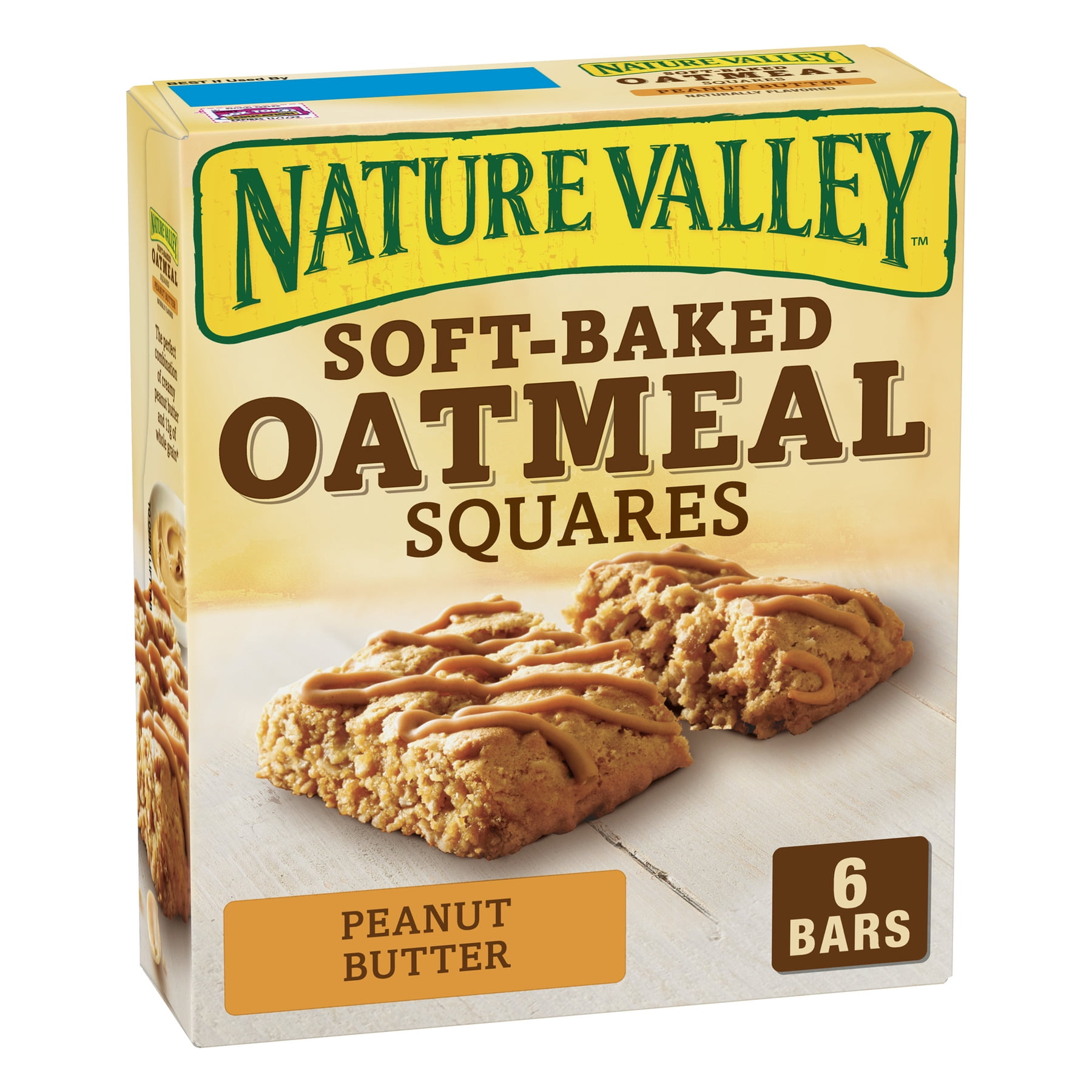 Nature Valley Soft-Baked Oatmeal Squares Peanut Butter, 7 ...