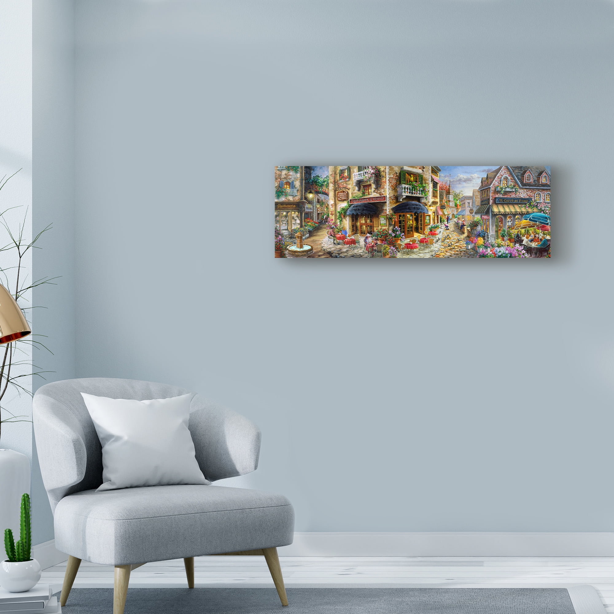 Trademark Fine Art 'Late Afternoon in Italy' Canvas Art by Nicky Boehme