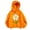 Orange, variant on Cute Hoodies for Teen Girls Daisy Flower Print Pullover Sweatshirts Cool Casual Fall Winter Play Top Size 1-10
