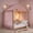 Pink, variant on Sequin Stars Bed Canopies Drapes for Kids Room - Voile Sheer Toddler Bed Canopy Curtain Scarf Valance DIY for Bedroom, 1 Panel