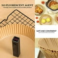 thumbnail image 3 of Air Fryer Liners,120 Pcs Air Fryer Paper Liners,Non-Stick Air Fryer Liners Disposable for 3-5QT Air Fryer Waterproof and Oil-proof Food Grade, 3 of 7