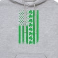 thumbnail image 3 of Instant Message - Lucky USA Flag - Men's Pullover Hooded Fleece Sweatshirt, 3 of 6