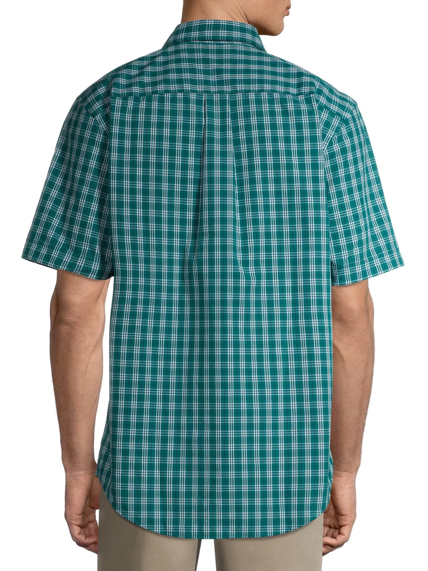 Arrow Men's Big and Tall Hamilton Poplin Wrinkle Free Short Sleeve Shirt