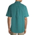 thumbnail image 4 of Arrow Men's Hamilton Poplin Wrinkle Free Short Sleeve Shirt, 4 of 4