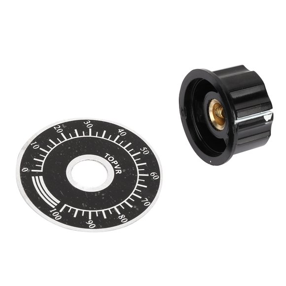 Easy Installation Potentiometer Knob, Potentiometer Knob, MF-A03 Potentiometer Replace For DIY 10Pcs