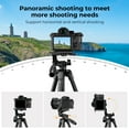 thumbnail image 4 of K&F CONCEPT 60" Ultra Lightweight Photography Tripod, Portable Travel Camera Tripods with Remote and Cellphone Holder, 360° Panorama, Cold Shoe Interface, 4 of 9