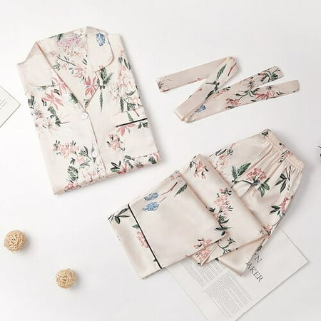 

PIKADINGNIS Recommended Pajamas Set for Women Spring Autumn New Ladies Sleepwear Long Sleeve Print Fashion Women Pyjamas Set Nightwear
