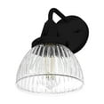 thumbnail image 5 of Hunter - Cypress Grove 1-light Natural Black Iron, Medium Size Sconce Light, Dimmable, Transitional Style, for Bedrooms, Dining, Living Rooms - 19253, 5 of 8