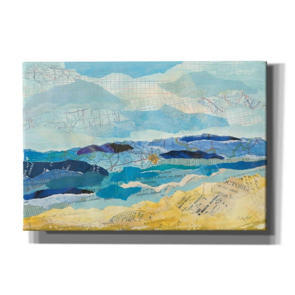 Epic Graffiti 'Abstract Coastal II' by Courtney Prahl, Canvas Wall Art, 26"x18"