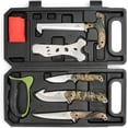 thumbnail image 1 of 8-Piece Field Dressing Kit Hunt Processing Portable Butcher Game Processor Set with Gloves, 1 of 7