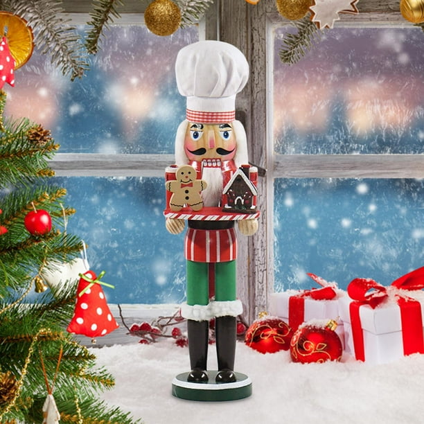6 Casse-Noisettes Soldats En Bois - Décorations Noël Traditionnelles Avec Boîte Cadeau