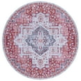 thumbnail image 4 of SAFAVIEH Serapi Gorden Oriental Machine Washable Runner Rug, Rust/Ivory, 2' x 9', 4 of 9