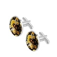 thumbnail image 2 of Bee Elegant Men's Stainless Steel Cufflinks for Business Attire and Formal Events, 2 of 6