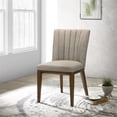 thumbnail image 3 of Colymore 19.5" Fabric Dining Chair in Mocha (Set of 2), 3 of 6