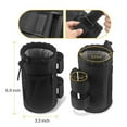 thumbnail image 4 of Bike Water Bottle Holder Bag Polyester Black 360 Rotation Cold Heat Preservation with Phone Storage for Kid Adult, 4 of 8
