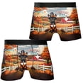 thumbnail image 3 of Thanksgiving French Bulldog Pilgrim Grateful, Thankful, Blessed Fall Welcome All Over Print Boxer Briefs Underwear for Men Dad Dog Lover Gifts - 00021, 3 of 6