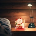 thumbnail image 5 of Solar Powered Automatic Waving Cat Fortune Cat Lucky Cat Home Office Car De, 5 of 5