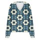 thumbnail image 5 of Puntoco Chaqueta Informal Con Botones Y Estampado De Moda Para Mujer, 5 of 5