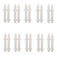thumbnail image 3 of White Christmas Decorations for Tree Christmas Decorations Christmas Tree Fence White Fence Plastic Fence Splicing Guardrail Christmas Tree Decorations White, 3 of 8