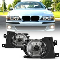 Fog Lights for 2001-2003 BMW E39 5 Series 525i 530i 540i Bumper Lamp Pair Clear Lens