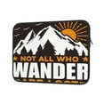 thumbnail image 2 of Bingfone Not All Who Wander Are Lost4 Laptop Sleeve Case 15 Inch, 360° Protective Computer Carrying Bag, 2 of 9