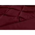 thumbnail image 5 of Sydney 7-Piece Pinch Pleat Pintuck Bedding Comforter Set (Queen, Burgundy), 5 of 5