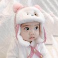 thumbnail image 4 of ENJOYW Children Winter Thickened Ear Protection Hat Windproof Plush Cotton Warm CapCotton, 4 of 6