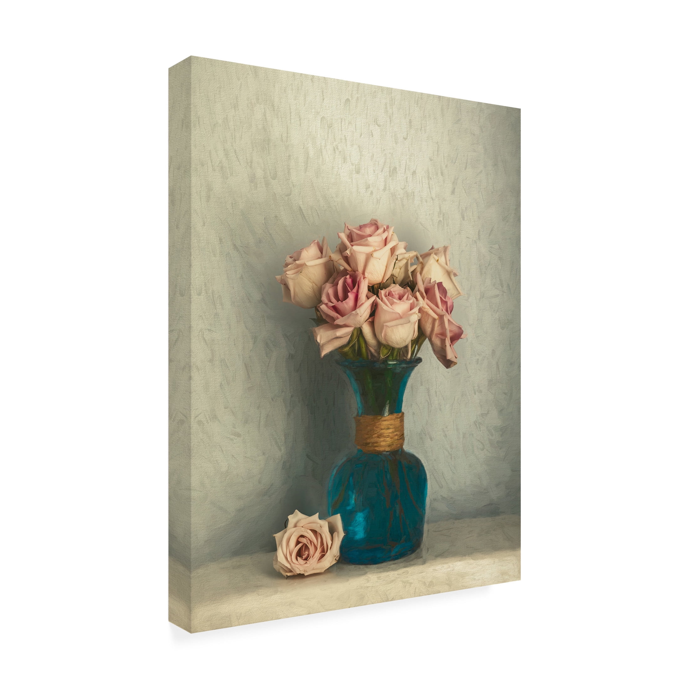 Trademark Fine Art May G Gradually Withering Roses Canvas Wall Art
