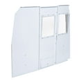 thumbnail image 1 of Weather Guard Bulkhead Divider 96141-3-01 Full Bulkhead; With Polycarbonate Window; White; Steel, 1 of 1