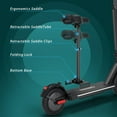 thumbnail image 6 of Caroma Electric Scooter Adult with Seat, 800W Peak Motor, 10" Solid Tires, 25 Miles & 20 mph Folding Commuter Electric Scooter, Max Load 265 Lbs, Blue, 6 of 10