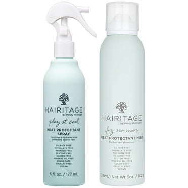 Hairitage 450°F Heat Protection Set for Wet   Dry Hair Restyling Hair Spray