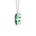 thumbnail image 2 of ANGARA East-West Pear-Shaped Lab Grown 4.14 Ct Emerald Solitaire Pendant for Women in 14K White Gold (Size-12x10mm) | May Birthstone, Anniversary, Jewelry Gift for Women | Lab-Grown Emerald Necklace, 2 of 8