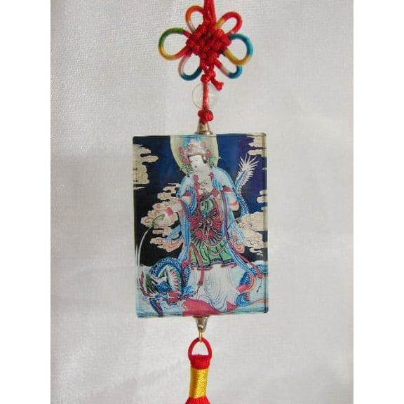 Wen Shu Pu Sa, Bodhisattva of Wisdom Crystal Charm