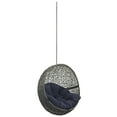 thumbnail image 2 of Modway Hide Outdoor Patio Swing Chair Without Stand in Gray Navy, 2 of 3