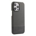 thumbnail image 3 of ShellTech Leather Cover for iPhone 12 Pro Max, Ultra Thin PC Hard Phone Case Premium Metal Raised Lens Protection Cover,Gray, 3 of 13