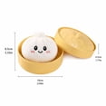 thumbnail image 2 of MInHoues Mystery Plush Dumpling Squishies, 5.9" Sensory Stress Relief Steamed Dumpling Stuffed Toys, Giant Dumpling Fidget Toys for Kids Adults Anxiety Relief Party Favor, 2 of 5