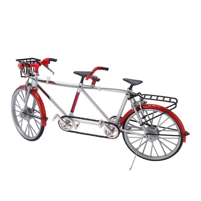 Tandem Mini Bicycle Model, Alloy Bike Model Exquisite Details For Gifts For Office For Desktop Decorations