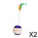 thumbnail image 1 of Bola Divertida para Rascar gatos Salvador sisal 2 piezas, 1 of 10