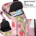 thumbnail image 4 of Strawberry Sling Backpack for Women Men Crossbody Bag Hiking Bag for Outdoor Activities Gym Hiking Sling Pack Gym Sports Travel Hiking Daypack, 4 of 6