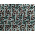 thumbnail image 4 of oneOone Georgette Viscose Fabric Leaves & Floral Block Printed Craft Fabric BTY 42 Inch Wide, 4 of 4