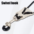 thumbnail image 4 of Saxophone Neck Strap Embroidered Adjustable Soft Leather Padded for Alto Tenor Soprano Baritone Sax Clarinet with Metal Hook, 4 of 7