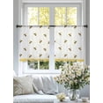 Bees Sheer Curtains for Living Room Bedroom Spring Summer Animals ...