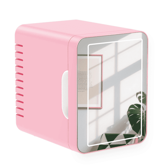 Newruie Mini Fridge, Portable Beauty Fridge, 4L Compact Fridge for Skincare Makeup