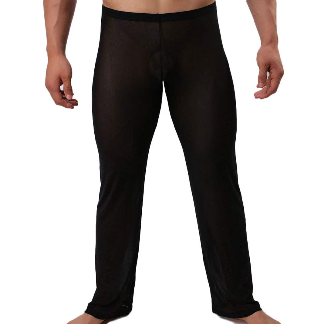 Cathery Mens Sheer Mesh Leggings 
