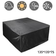 thumbnail image 1 of Housse de Mobilier de Patio pour Protection contre la Neige Extérieure, Imperméable, Housse de Table et Chaise de Patio, Rectangulaire, Résistante aux UV, Durable, Housse de Protection pour Sofa Sectionnel, 1 of 9