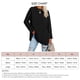 thumbnail image 3 of Camiseta De Cuello Redondo Para Mujer, Camiseta Larga Suave Lavable A Máquina, Manga Suelta De Poliéster Con Hombros Caídos, Cómoda Para El Hogar Y La Fiesta ANGGREK Cocina, Decoración y Otros, 3 of 4